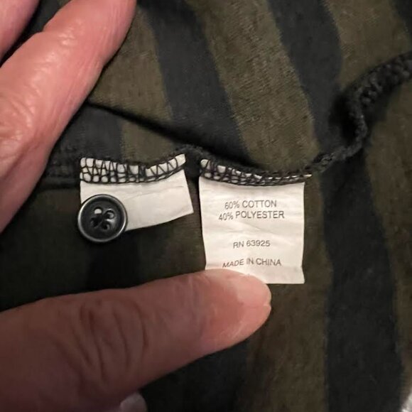 RETROFIT BRAND MFG / LONG SLEEVE STRIPED T-SHIRT / SIZE: L - Picture 4 of 6